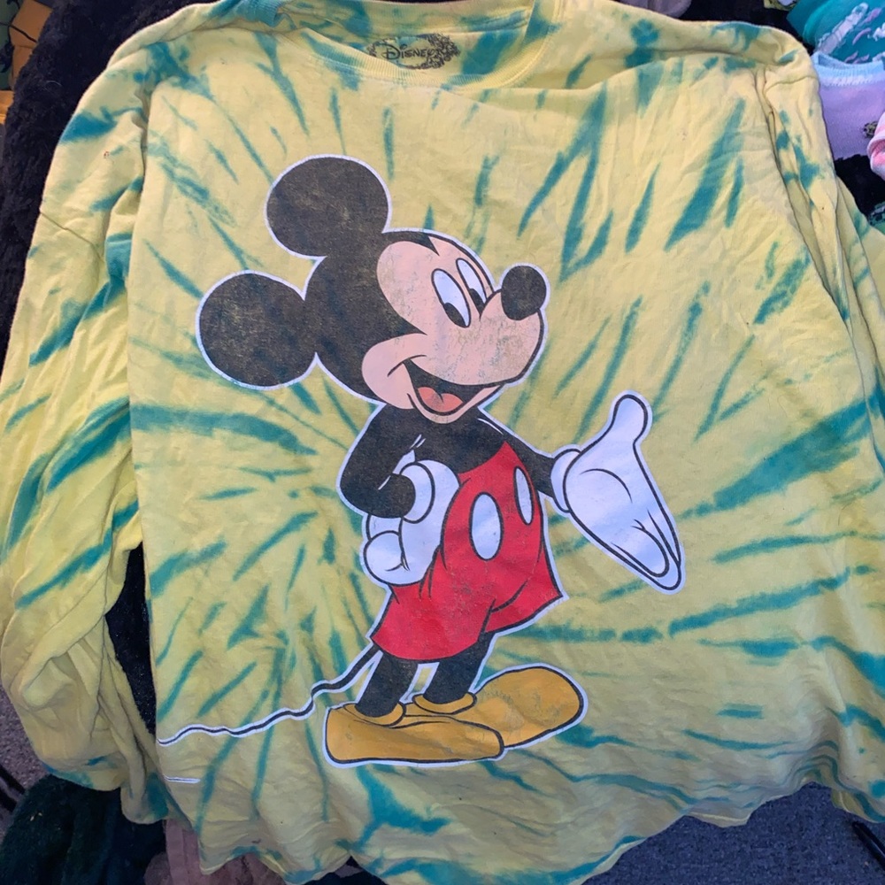 disney mickey mouse long sleeve shirt